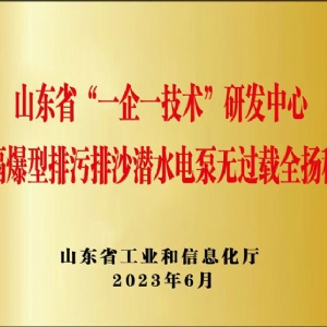 礦用隔爆型排污排沙潛水電泵無過載全揚程研究